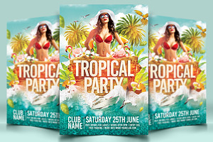 Tropical Party Flyer