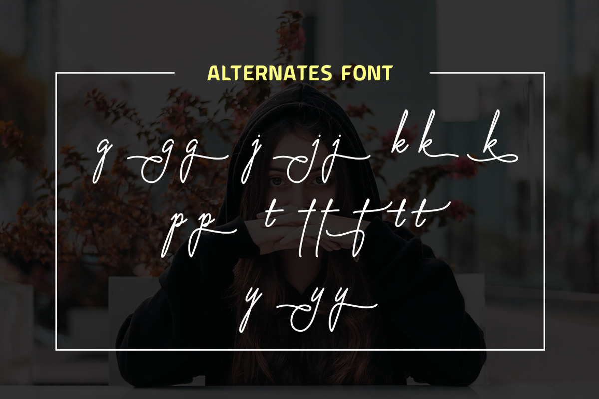 Virginia Od // Luxury Signature Font preview 8