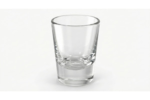 Empty Glass on Table, a Food Illustration by CREATIVEDEF