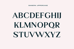 Banera Display Font