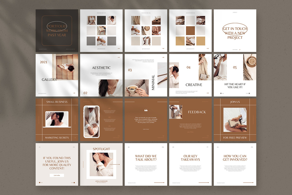 CANVA Instagram Corousel Templates, a Social Media Template by AndrewPixel (Photo 5 of 11)