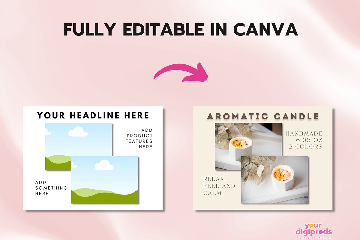 Etsy Product Listing Mockup Template, a Books & Magazine Mockup by Your DigiProds (Photo 4 of 5)