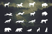 Rustic Animals Clipart - AI PNG EPS, an Animal Illustration by BirDIY Design (Thumbnail 6 of 8)