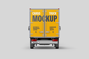 Delivery Truck Mockup, an Advertising Mockup by Xtrahive (Thumbnail 2 of 2)