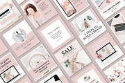 Amelia Instagram Templates Canva, a Social Media Template by DeeBeeDesign (Thumbnail 2 of 10)