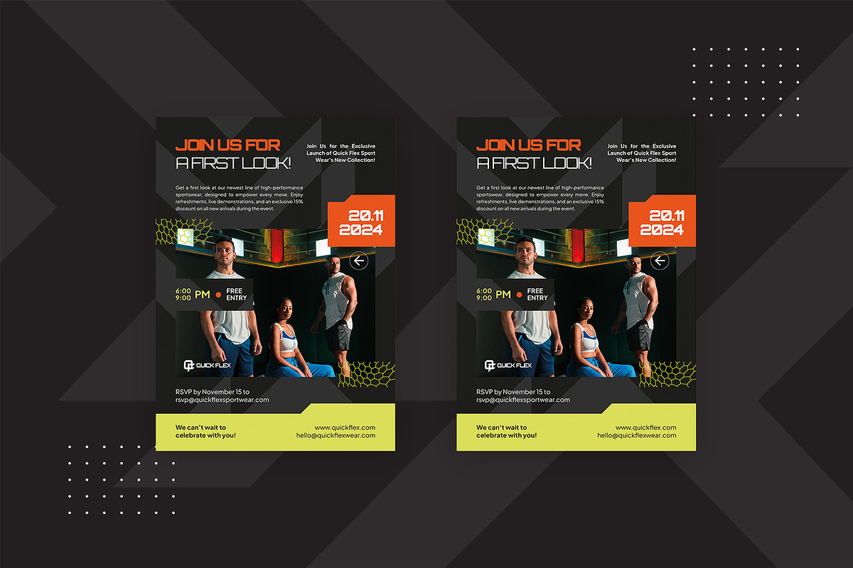 Quick Flex - Event Invitation, an Invitation Template by StreaksideStd (Photo 2 of 3)