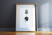 Mockup of frames on the floor., a Print Template by SFCRCH MOCKUPS (Thumbnail 2 of 3)