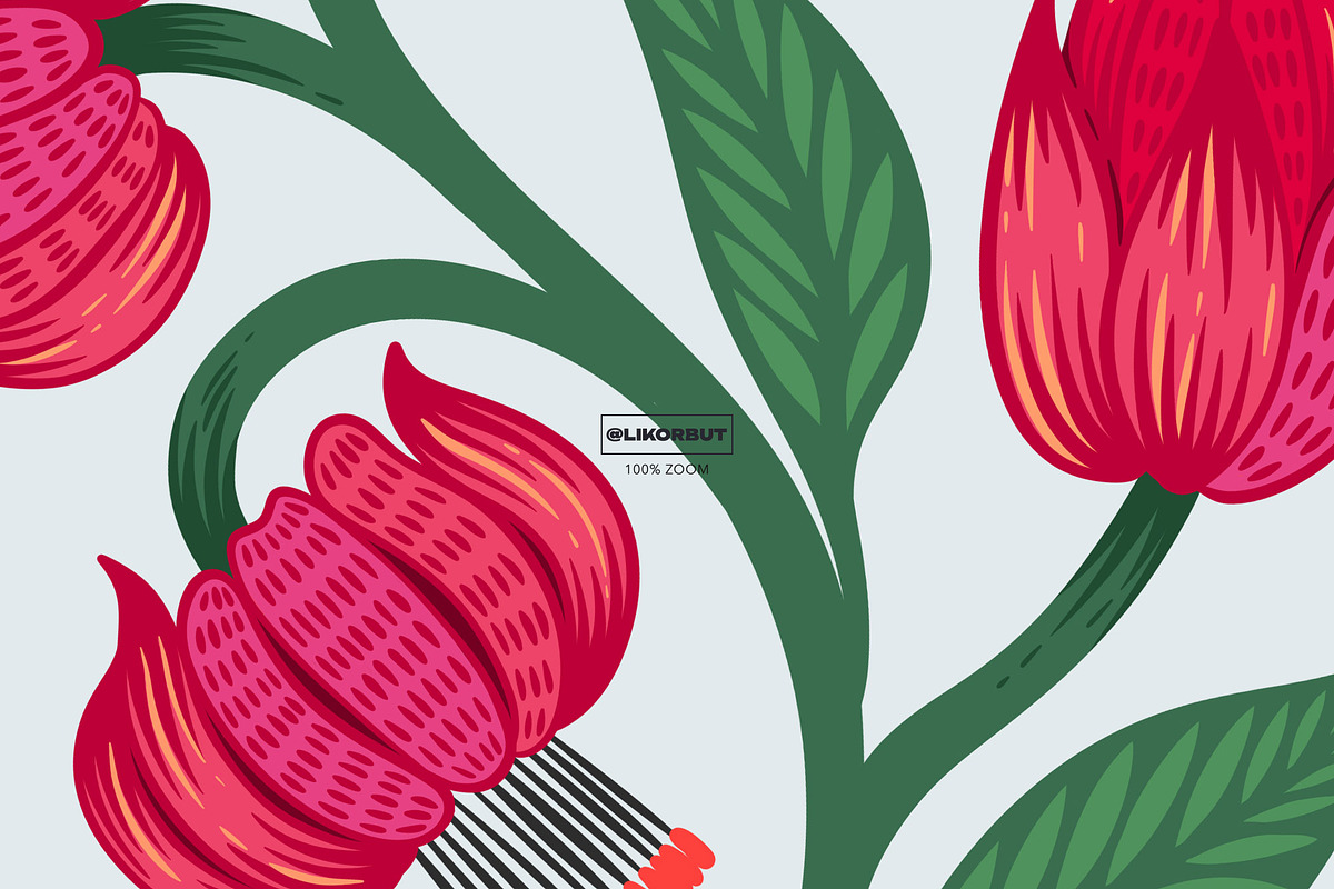 French Chintz Floral Pattern, a Pattern Graphic by likorbut (Photo 4 of 10)