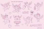 Whimsical Romance. Hand-Drawn Doodle, an Object Graphic by Designwork (Thumbnail 2 of 11)