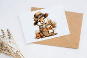 Whimsical Thanksgiving Clipart PNG, a Seasonal Illustration by Canvas Craft (Thumbnail 10 of 10)