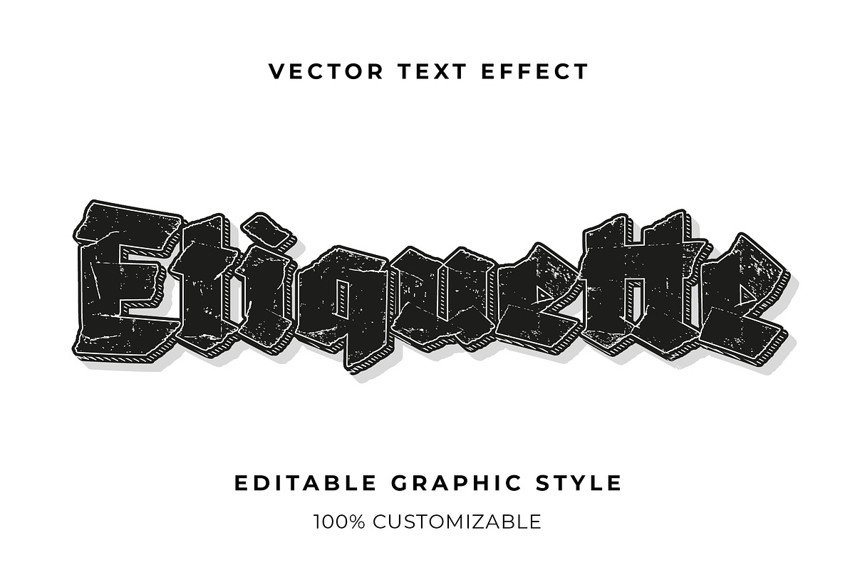 Grunge Gothic Text Effect