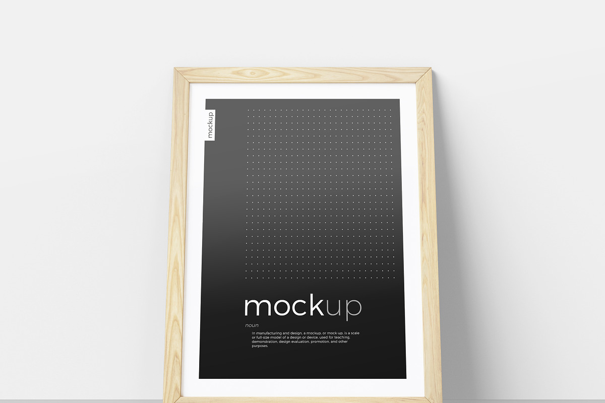 Framed Picture Mockup, a Print Template by KIPET (Photo 4 of 14)