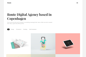 Route Personal & Portfolio Template