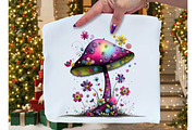 Whimsical Mushroom Clipart Bundle, an Illustration by Dream Creation (Thumbnail 7 of 8)
