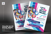 Follow Us on Social Media Flyers, a Flyer Template by kinzi21 (Thumbnail 3 of 4)