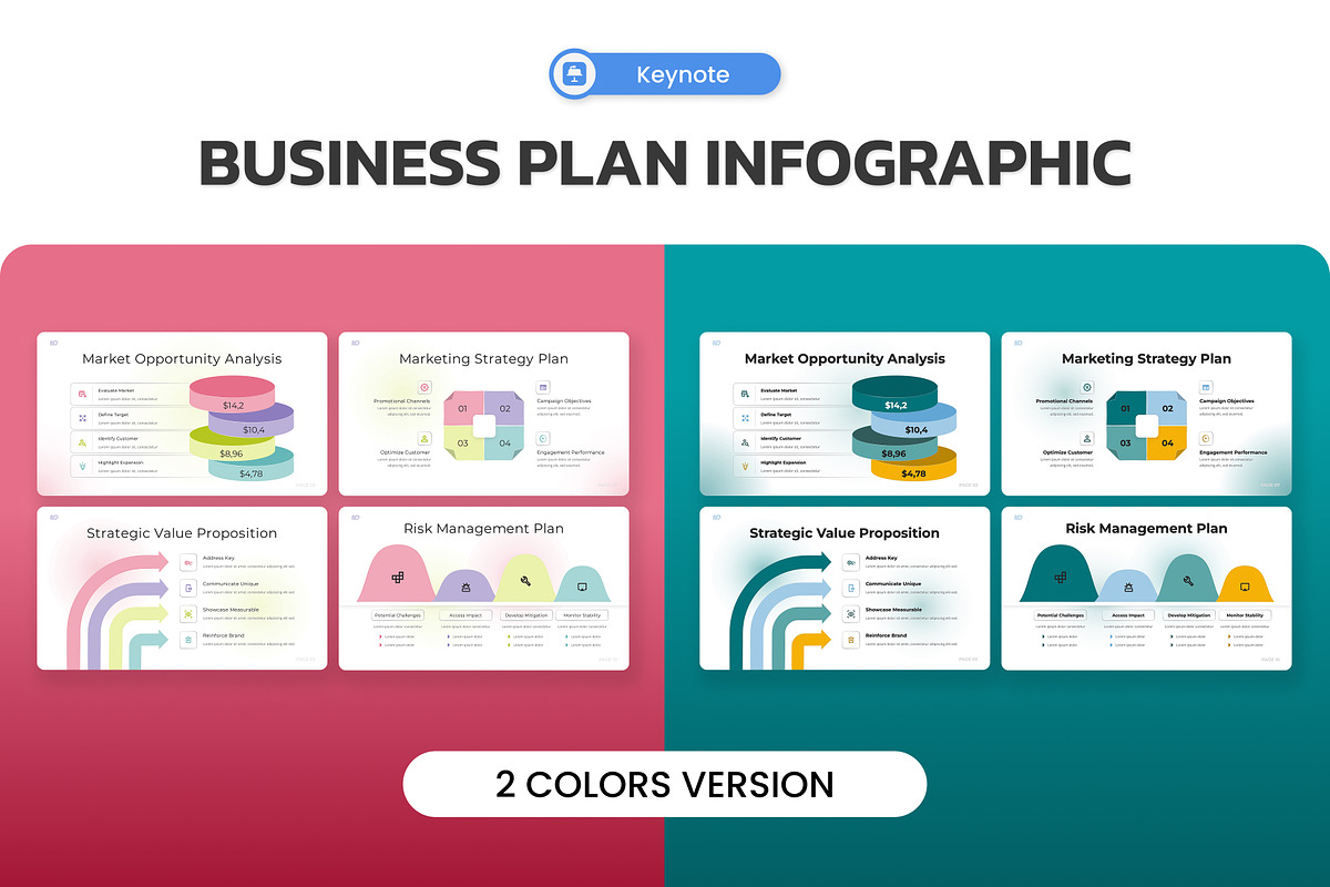 Business Plan Infographic Keynote, a Presentation Template by Antstheme (Photo 1 of 4)