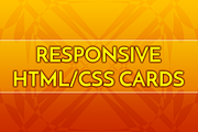 Responsive Linear Cards HTML/CSS, a HTML Template by DefayDesigns (Thumbnail 1 of 4)
