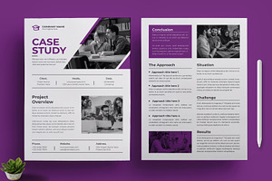 Corporate Case Study Template Layout