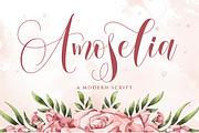 Amoselia - Beauty Script Fonts, a Script Font by Gilar Studio (Thumbnail 1 of 10)