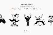 Christmas Series BUNDLE: All 5 in 1, a Seasonal Illustration by Veyla (Thumbnail 3 of 72)