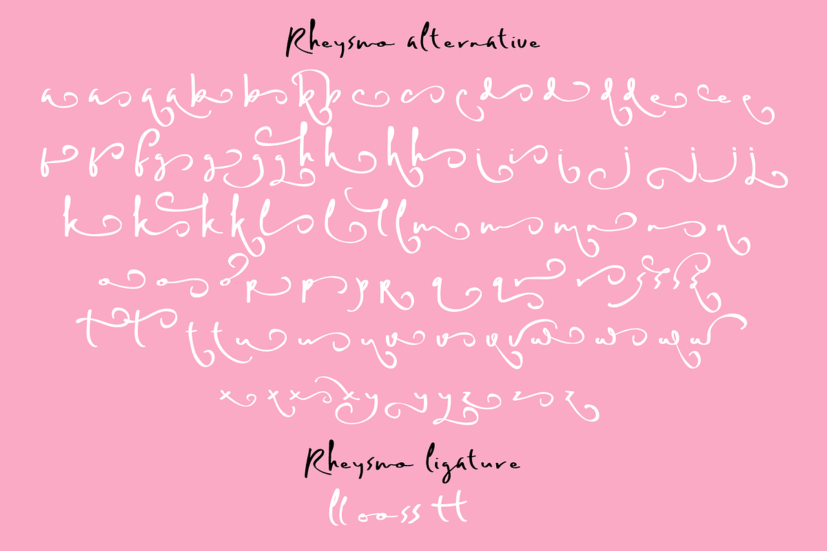 Rhesymo Brush Script, a Script Font by madeDeduk (Photo 7 of 8)