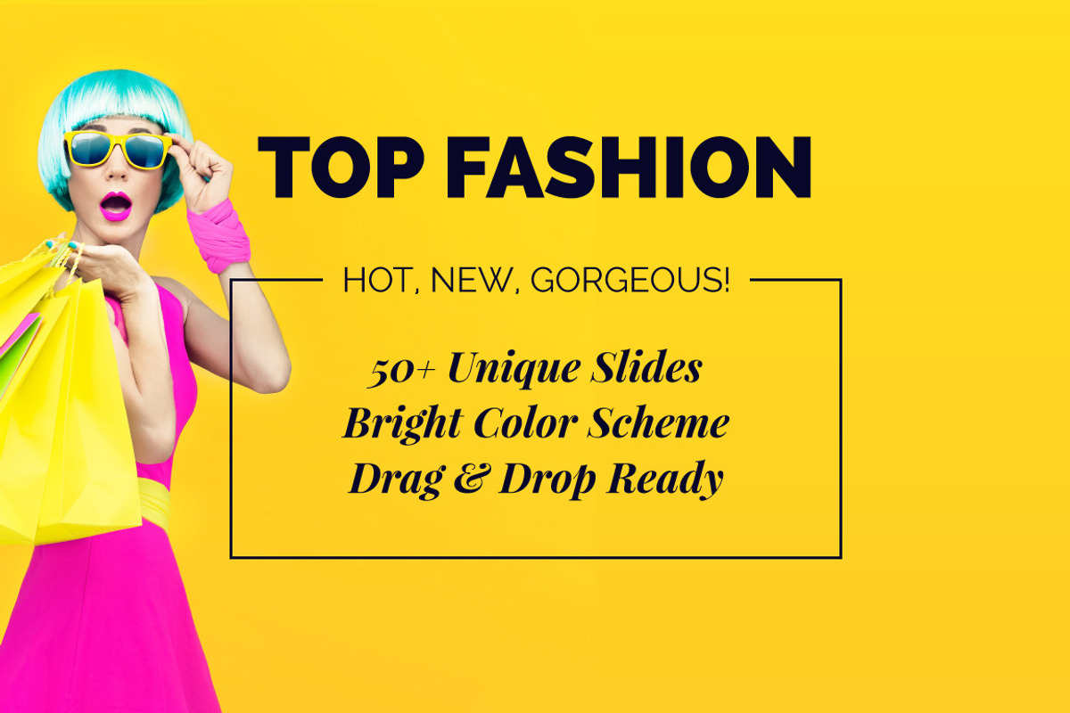 Top Fashion Powerpoint Template, a Presentation Template by Brainiart (Photo 2 of 6)