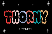 Happy New Year - Cartoon Font Types, a Font by KiddoGlyphs Studio (Thumbnail 2 of 3)