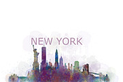 20x Files Pack New York NYC Skylines, an Illustration by HQPhoto Store (Thumbnail 11 of 11)