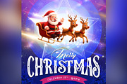 Christmas Party Poster, a Poster Template by Black Spade Design (Thumbnail 2 of 2)