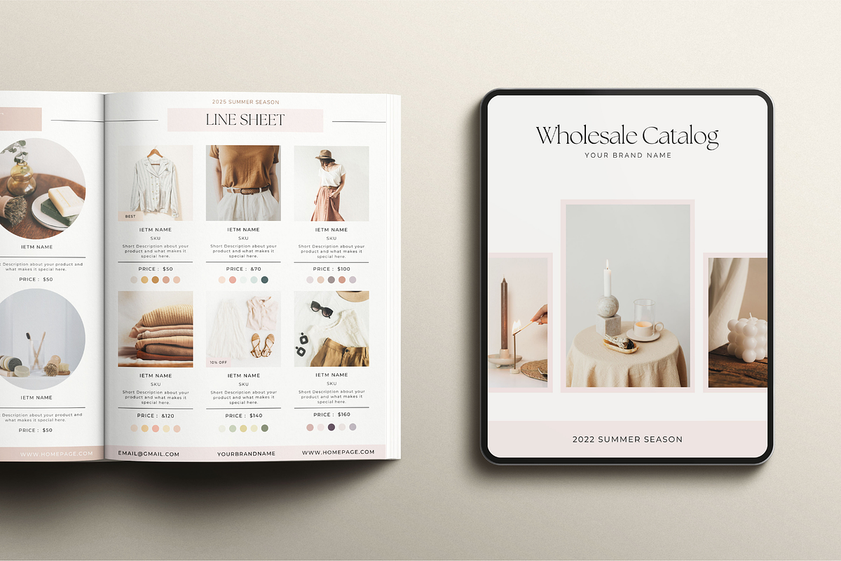 Line Sheet Wholesale Canva Template, a Magazine Template by Hellohastore (Photo 6 of 10)