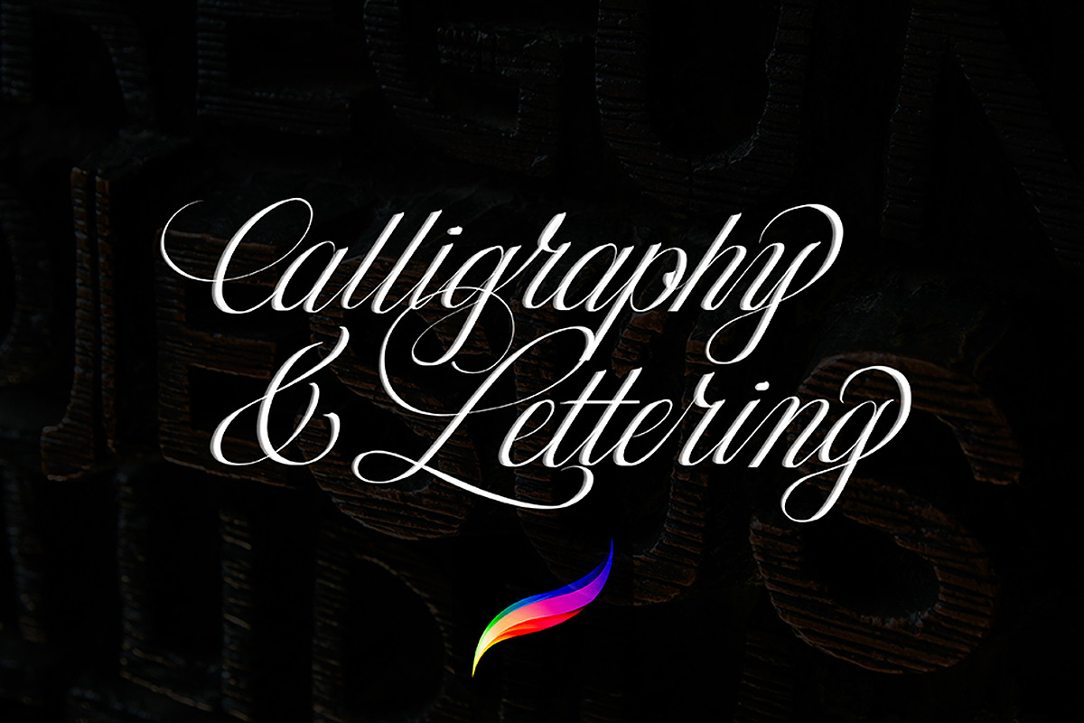 Procreate Calligraphy brushes, a Brush Add-On by Emmanuel Buron (Photo 9 of 10)