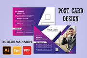 Postcard Design, a Card Template by Studio Retouch (Thumbnail 1 of 4)