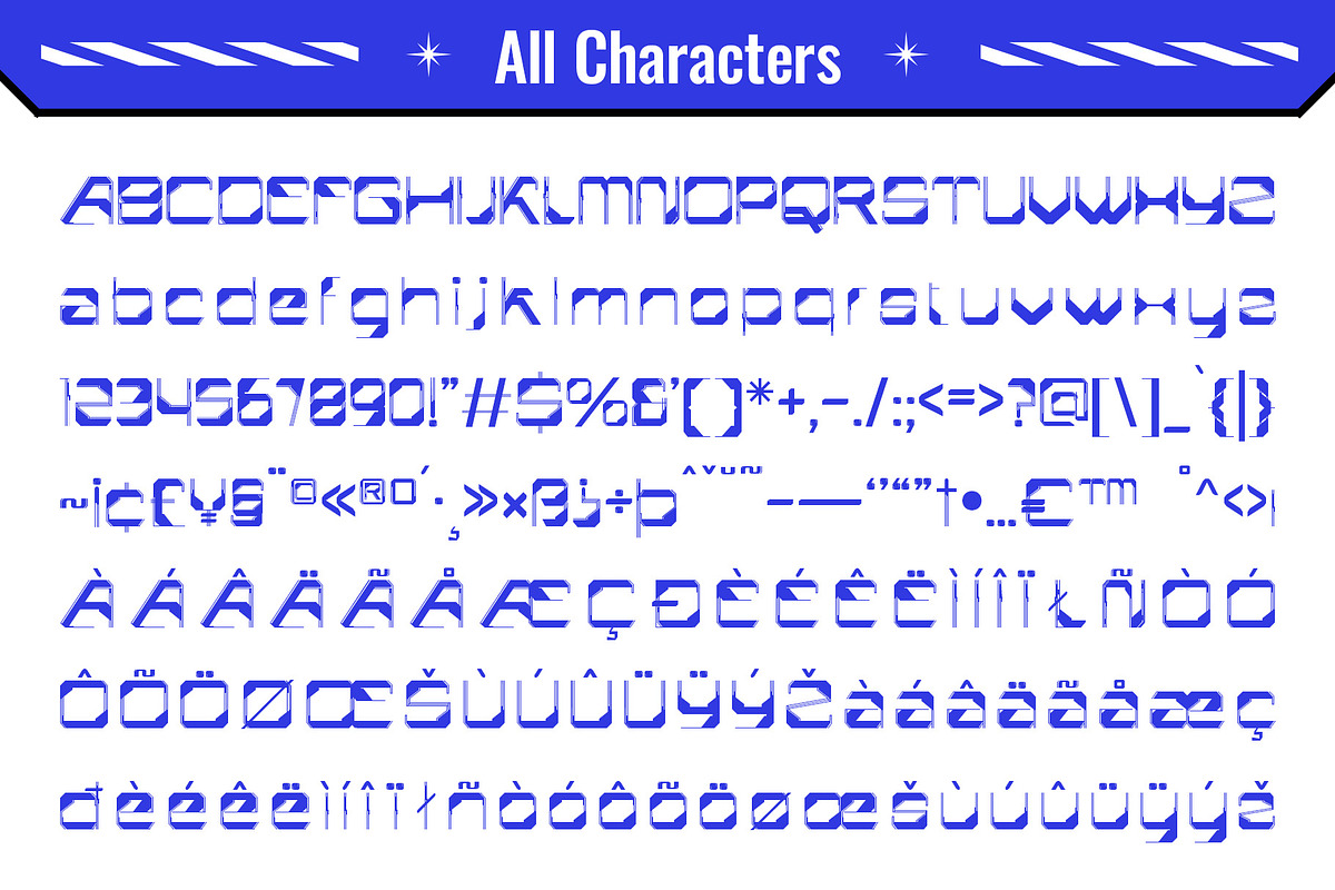 Aestero - Futuristic Typeface, a Sans Serif Font by Craft Supply Co. (Photo 8 of 8)