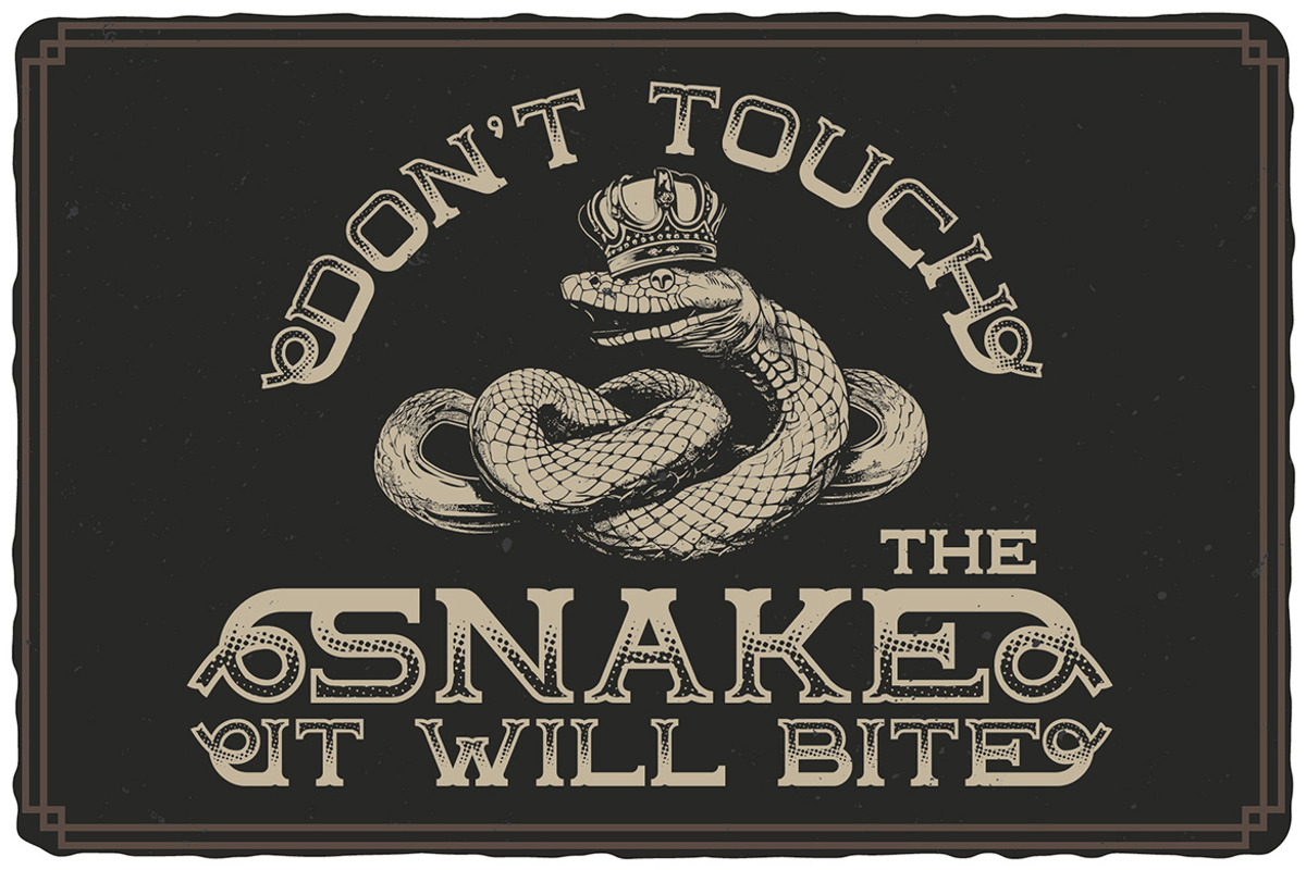 Tailface Vintage Layered Font, a Serif Font by JumboDesign (Photo 3 of 6)