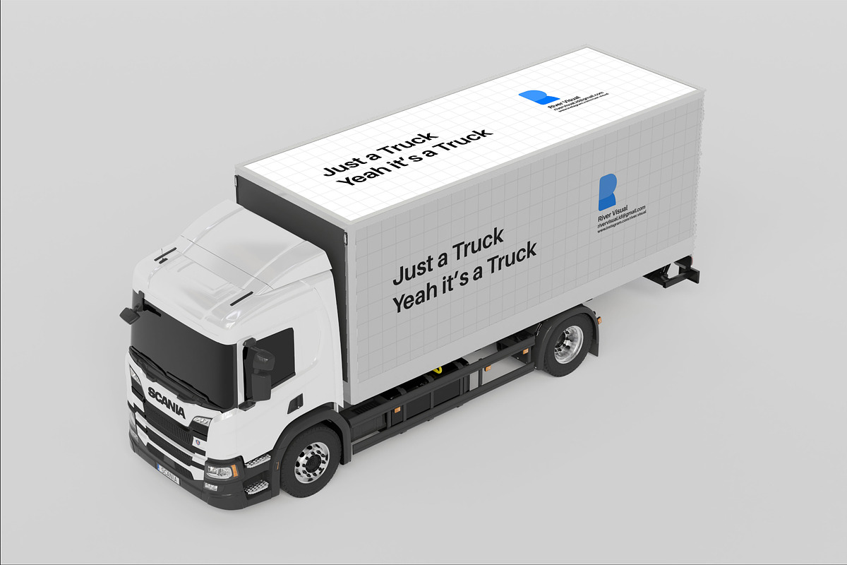 Branding Mockup Truck Mockup Plain, an Advertising Mockup by River Visual (Photo 5 of 7)