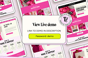 Pink Faceless Website Template, a Squarespace Template by Template Twist Shop (Thumbnail 3 of 10)