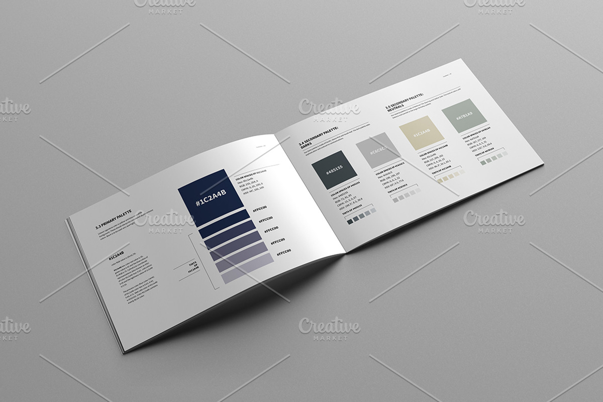 Brand Manual 32 Pages A4 / US Letter, a Brochure Template by Mastergfx (Photo 23 of 31)