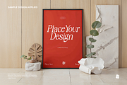 Minimalist Black Frame Mockup Vol 2, a Household Mockup by DOBE Studio (Thumbnail 9 of 11)