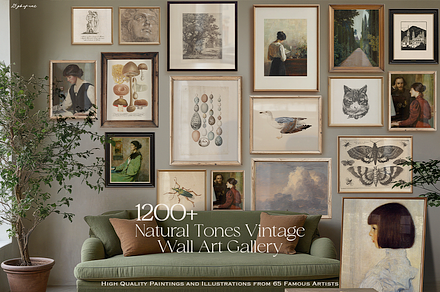 1200+ Natural Tones Vintage Gallery, a Person Illustration by Lilithcollageart