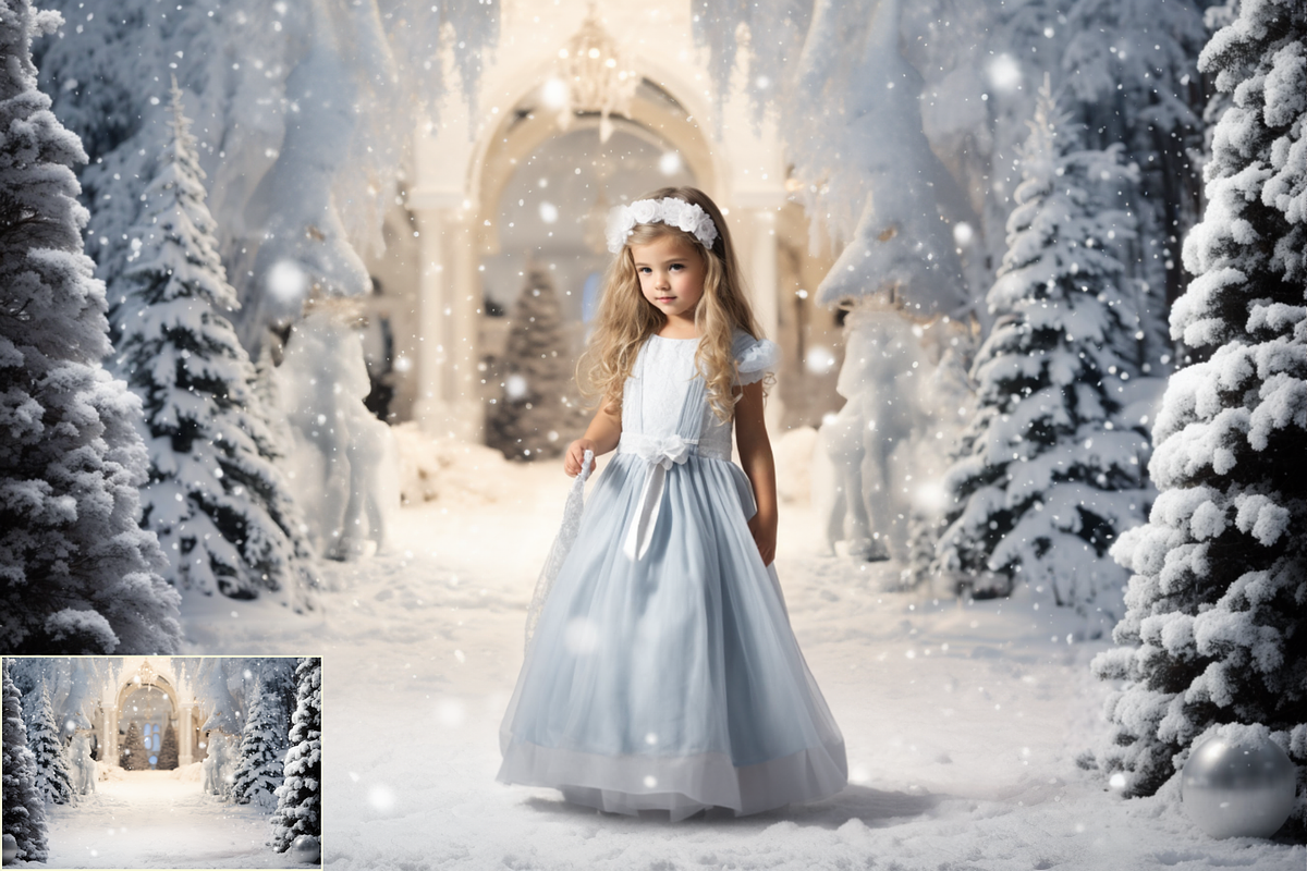 Christmas Forest backdrops, a Background Graphic by HappyNews (Photo 6 of 12)