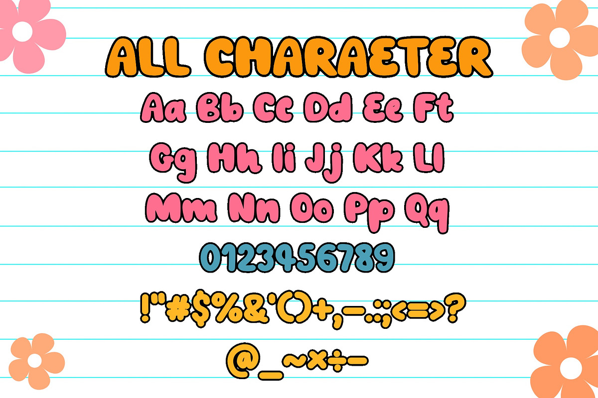 Sunday Special Font, a Handwritten Font by MyFontsShop (Photo 4 of 5)