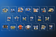 Kids Back to School 3D Character, a Characters & Person 3D Model by Haps Space (Thumbnail 4 of 4)