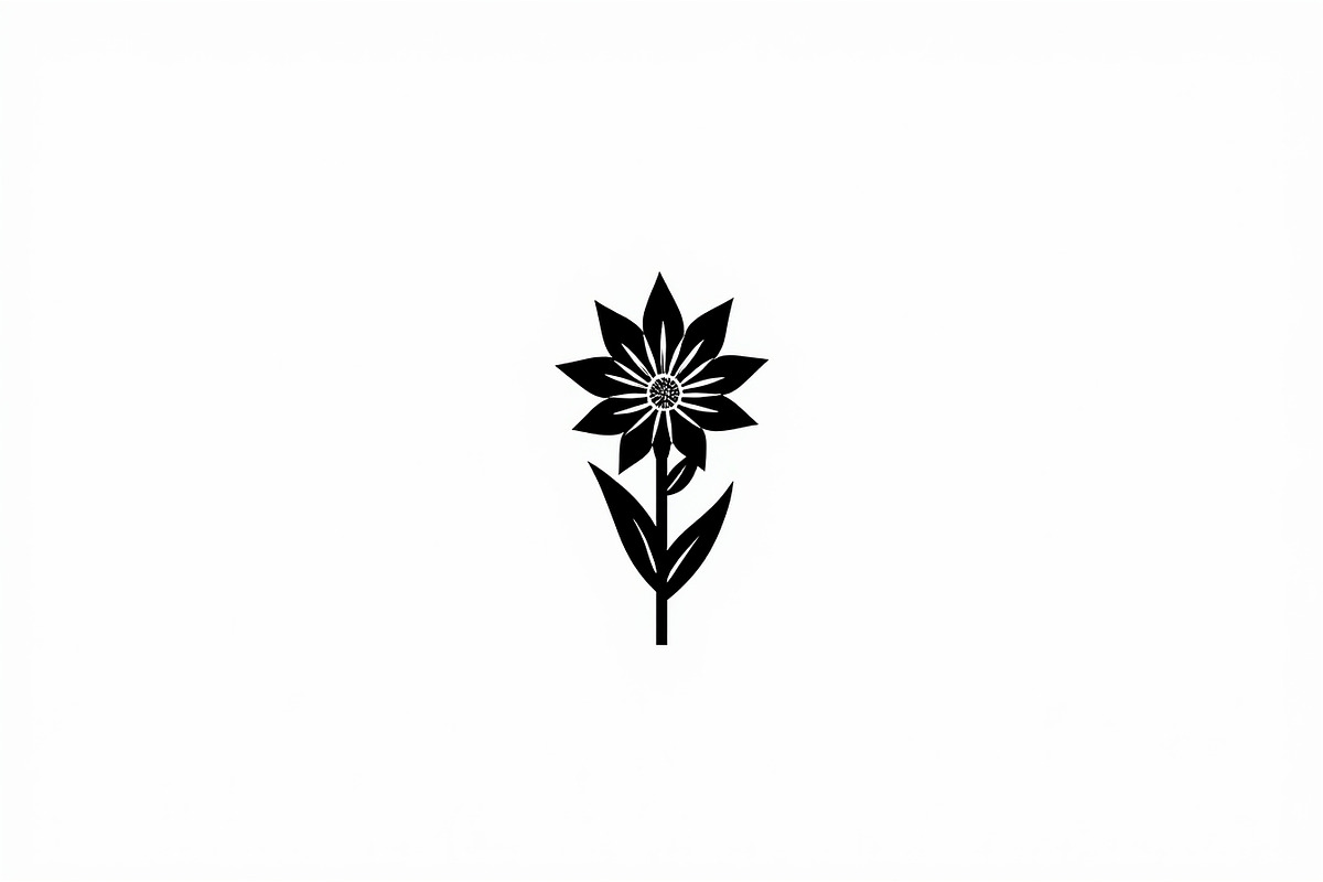 Black Floral Silhouette Set, an Illustration by balal (Photo 14 of 21)