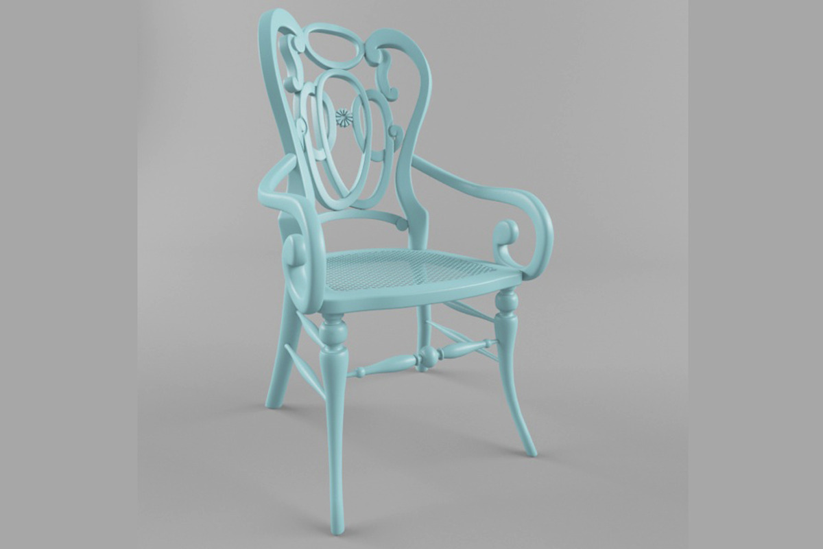 Carved classis style chair, a Furniture 3D Model by 3Dpapa