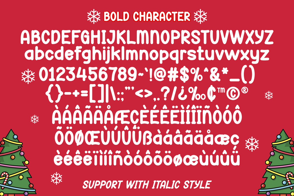 Holly Santa - Christmas Family Font, a Handwritten Font by MaikoHatta (Photo 3 of 6)