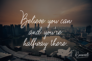 Bampton - Signature Type, a Script Font by The Traveling Fox (Thumbnail 4 of 4)