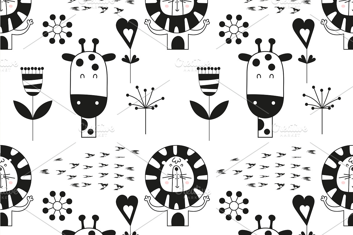 Nursery Art Funny Jungle Animals, an Animal Illustration by Nursery Art (Photo 9 of 13)