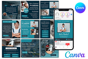 Plumbing - Canva - Handyman, a Social Media Template by Mohammad Sarfaraz