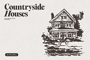 Countryside House Sketch Collection, an Object Illustration by TheMountBirdStudio (Thumbnail 1 of 8)