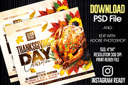 Thanksgiving Flyer Template, a Flyer Template by MithilaCreation (Thumbnail 2 of 6)